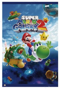 Nintendo super mario galaxy 2 ポスター 【 キャラクター アニメ インテリア雑貨 】