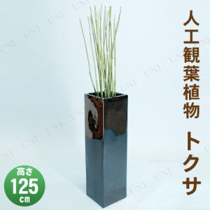 【取寄品】 フェイクグリーン 光触媒 トクサ 125cm 【 人工観葉植物 抗菌 インテリアグリーン 消臭 】