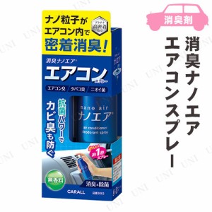 カーオール 消臭ナノエア エアコンスプレー 無香料 【 車載グッズ カー用品 アロマ 芳香剤 消臭剤 カーアクセサリー 車内用 フレグランス