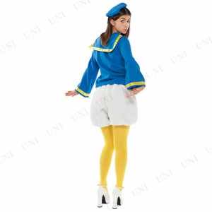 コスプレ 仮装 ドナルドダック 女性用 タイツ付き 【 コスプレ 衣装 ハロウィン 仮装 コスチューム ディズニー グッズ タイツ レディース