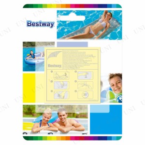 Bestway(ベストウエイ) リベアパッチ 6.5×6.5cm 10枚入(補修シール) 【 海水浴 グッズ ウキワ 浮輪 水物 プール用品 ビーチグッズ うき