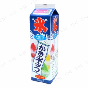 【取寄品】 景品 子供 [2点セット] ストレート氷蜜 ピーチ 1.8L (かき氷シロップ) 【 縁日 子ども会 氷みつ お祭り イベント用品 イベン