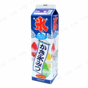 【取寄品】 景品 子供 [2点セット] ストレート氷蜜 白 1.8L (かき氷シロップ) 【 子ども会 夏祭り 屋台 カキ氷 イベントグッズ お祭り イ