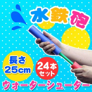 [24本セット] 25cmウォーターシューター(水鉄砲/色指定不可) 【 海水浴 グッズ 水遊び おもちゃ ビーチグッズ オモチャ 玩具 プール用品 