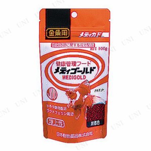 【取寄品】 [4点セット] ニチドウ メディゴールド 100g 【 人工飼料 顆粒状 えさ ペット用品 魚の餌やり エサ ペットフード ペットグッズ