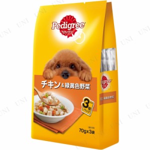 【取寄品】 [6点セット] ペディグリー 成犬用 チキン＆緑黄色野菜 70g×3個パック 【 ドッグフード ペットグッズ ペット用品 ウェットフ