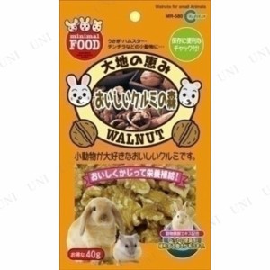 【取寄品】 [5点セット] マルカン おいしいくるみの森 40g 【 えさ ペット用品 ペットグッズ 小動物用品 兎 ウサギ 餌 ペットフード うさ