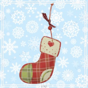 [4点セット] クッションオーナメント ソックス 【 吊るし飾り クリスマス飾り クリスマスパーティー パーティーグッズ ウォールデコ パー