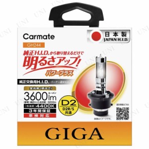 カーメイト GIGA 純正交換用HID パワープラス GH244 【 外装パーツ カー用品 ライト HIDバルブ ランプ 外装用品 】