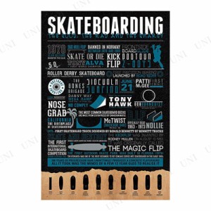 【取寄品】 Skateboarding ポスター 【 インテリア雑貨 】