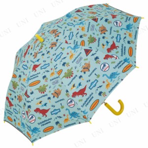 55cm 子供用晴雨兼用ジャンプ傘 ディノサウルス ジュラシック 【 雨具 カサ かさ レジャー用品 アウトドア用品 雨傘 キャンプ用品 レイン