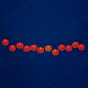 【取寄品】 LEDハロウィンフロッキングフラッグ パンプキン 【 デコレーション ウォールバナー 飾り ガーランドバナー 装飾品 雑貨 イン