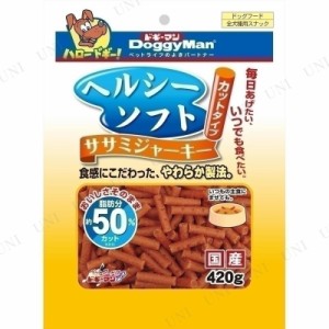 【取寄品】 [12点セット] ドギーマン ヘルシーソフトササミジャーキー カットタイプ 420g 【 イヌ ペットフード エサ ペットグッズ ペッ