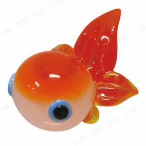 [2点セット] おめかし金魚 【 人形 ミニチュア 置物 ガラス細工 インテリア雑貨 夏 きんぎょ 】