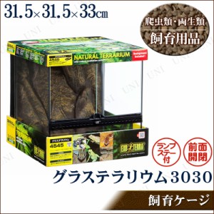 【取寄品】 [2点セット] 爬虫類・両生類用ケージ グラステラリウム 3030 【 ペット用品 飼育ケース ペットグッズ 水槽 】