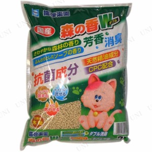 【取寄品】 [2点セット] アース・ペット 猫砂楽園 森の香ダブル 7L 【 猫用品 ペットグッズ 木製 トイレ用品 トイレ砂 ネコ ペット用品 