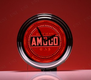 【取寄品】 ネオンクロック AMOCO 【 おしゃれ 置き時計 インテリア雑貨 置時計 インテリアクロック 】