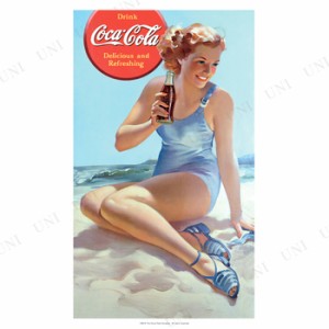 コカ・コーラ ブランド ポスター Beach 【 コカコーラ 雑貨 Coca-Cola インテリア雑貨 】