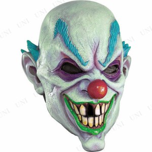 コスプレ 仮装 バッドクラウン 3/4マスク 【 コスプレ 衣装 ハロウィン パーティーグッズ おもしろ かぶりもの 悪魔 デビル 面白マスク 
