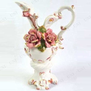 【取寄品】 フラワーベース ピンクライン 81417 【 花瓶 花器 インテリア雑貨 生け花 】