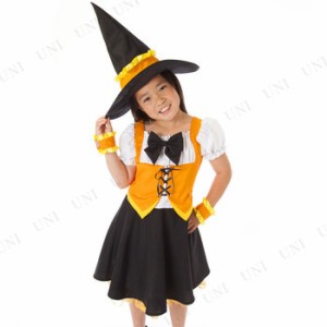 コスプレ 仮装 ウィッチマーガレットキッズ 120 【 コスプレ 衣装 ハロウィン 仮装 コスチューム 子供 可愛い 魔女 魔法使い こども 子ど