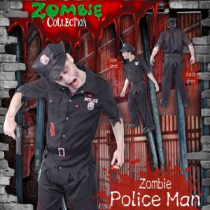 コスプレ 仮装 ZOMBIE COLLECTION Zombie Police(ゾンビポリス) 【 コスプレ 衣装 ハロウィン 仮装 コスチューム ol ポリス グロテスク 