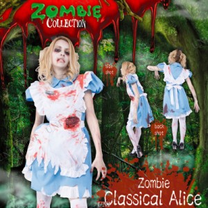 コスプレ 仮装 ZOMBIE COLLECTION Zombie Classical Alice(ゾンビアリス) 【 コスプレ 衣装 ハロウィン 仮装 コスチューム アリス 余興 