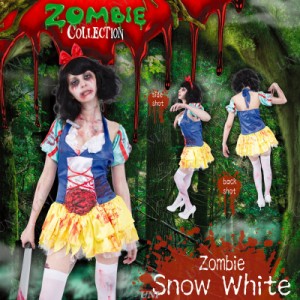 コスプレ 仮装 ZOMBIE COLLECTION Zombie Snow White (ゾンビ白雪姫) 【 コスプレ 衣装 ハロウィン 仮装 コスチューム グロテスク 怖い 