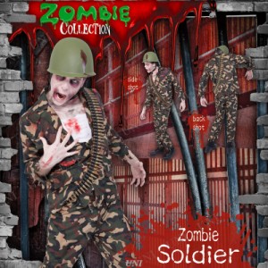 コスプレ 仮装 ZOMBIE COLLECTION Zombie soldier(ゾンビソルジャー) 【 コスプレ 衣装 ハロウィン 仮装 コスチューム ol パーティーグッ