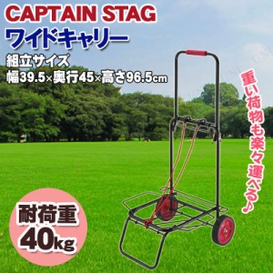 CAPTAIN STAG(キャプテンスタッグ) ワイドキャリー UL-1000 【 アウトドア用品 台車 キャンプ用品 レジャー用品 キャリーカート 】