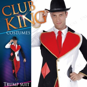 コスプレ 仮装 CLUB KING Trump suit(トランプスーツ) 【 コスプレ 衣装 ハロウィン 仮装 コスチューム 帽子 メンズ マジシャン 男性用 