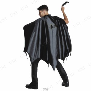 コスプレ 仮装 バットマン DXマント 【 コスプレ 衣装 ハロウィン 仮装 コスチューム マント 正規ライセンス品 ケープ 大人用 アメコミ 