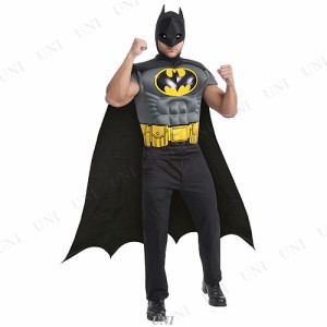 コスプレ 仮装 バットマン グレーマッスルチェストシャツ Std 【 コスプレ 衣装 ハロウィン 仮装 コスチューム シャツ メンズ アメコミ 