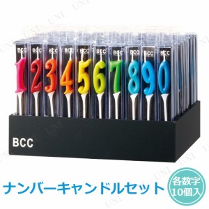 【取寄品】 キャンドル　ろうそく BCCキャンドル ナンバーキャンドルミニ DSPセット 【 イベント用品 バースデーパーティー 誕生日パーテ