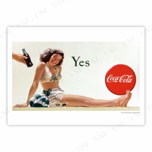 コカ・コーラ ブランド ポスター B2 Yes 【 コカコーラ 雑貨 インテリア雑貨 Coca-Cola 】