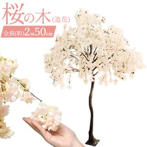 桜の木 (造花) オブジェ 2m50cm 組み立て式 巨大 店舗 ディスプレイ 撮影 春 3月 4月 装飾 スタジオ 小道具 舞台 演劇 イベント 大道具 