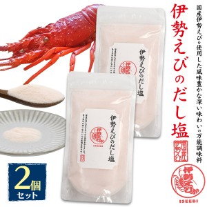 2個セット だし塩 160g 粉末 調味料 伊勢えびのだし塩 出汁 ふりかけ ごはんが美味しくなる 万能調味料 ちょい足し 調味料 はぎの食品 ポ