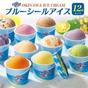 沖縄 ブルーシールアイス 12個セット 贈答用 ギフト 冷たいデザート BLUE SEAL スイーツ プレゼント アイスクリーム 贈り物 贅沢 濃厚 ご