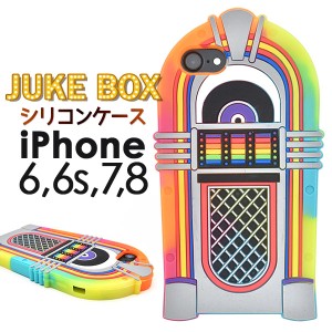 iPhone6 iPhone6S iPhone7 iPhone8 iPhoneSE（第二世代）用ジュークボックスケース ス  ユニーク 個性的 背面保護カバー jukeboxデザイン