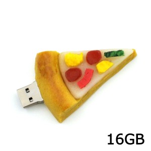 USBメモリ カットピザ タイプ  16GB おもしろUSBメモリ USBメモリー プレゼント ギフト パソコン データ フラッシュメモリ ピッツァ