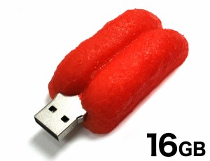 USBメモリ 明太子タイプ  16GB おもしろUSBメモリ USBメモリー プレゼント ギフト パソコン データ フラッシュメモリ