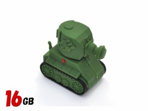 USBメモリ 軽戦車タイプ  16GB おもしろUSBメモリ USBメモリー ユニーク プレゼント ギフト パソコン データ フラッシュメモリ 