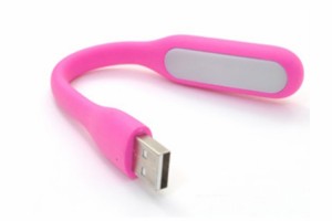ポータブルLEDライト USB接続タイプ  カラフル・スタイリッシュな小型ライト