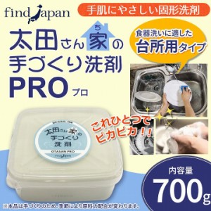 洗剤 台所用洗剤 固形洗剤 太田さん家の手づくり洗剤 PRO プロ 700g 京都で愛され 固形の食器洗い洗剤