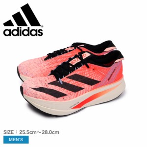 アディダス ランニングシューズ メンズ アディゼロ プライム X STRUNG ブラック 黒 レッド 赤 ADIDAS HQ3782 靴 スニーカー 陸上 シュー