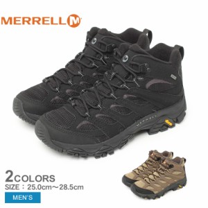 メレル ハイキングシューズ メンズ モアブ 3 シンセティック ミッド ゴアテックス ブラック 黒 ブラウン MERRELL J500249 J500255 靴 シ