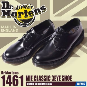 ドクターマーチン 3ホール シューズ メンズ 革靴 短靴 1461 MIE クラシック DR.MARTENS 16074001 ブラック 黒の