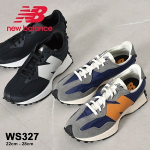 ニューバランス スニーカー レディース メンズ WS327MA1 ブラック 黒 グレー NEW BALANCE WS327MA1 シューズ ブランド カジュアル ローカ