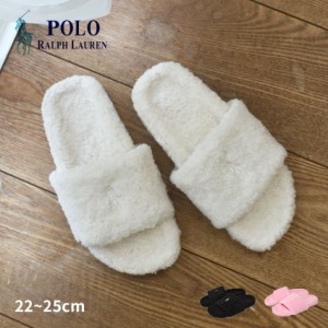 ポロ ラルフローレン シューズ レディース ELENORE SLIDE ブラック 黒 ホワイト 白 ピンク POLO RALPH LAUREN FLF5313ARL ラルフ スリッ