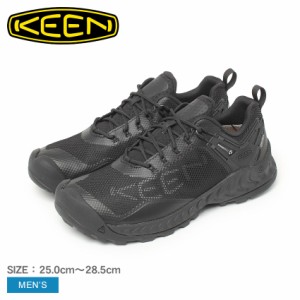 キーン ハイキングシューズ メンズ ネクシス エヴォ ウォータープルーフ ブラック 黒 KEEN 1027193 シューズ 靴 ブランド シンプル おし